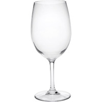 Set of Four Clear Tritan Plastic Stemmed All Purpose Wine Glass