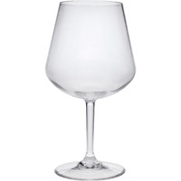 Set of Four Clear Tritan Plastic Stemmed All Purpose Wine Glasses