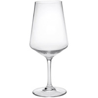 Set of Four Clear Tritan Plastic Stemmed All Purpose Wine Glass