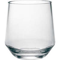 Set of Four Clear Tritan Plastic Stemmed All Purpose Wine Glass