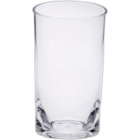 Set of Four Clear Tritan Plastic Highball Glasses