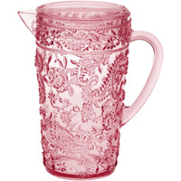 2.5 Quart Pink Paisley Acrylic Pitcher