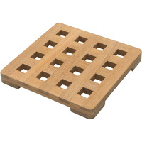 6.00 " Square Wood Trivet