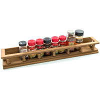 Wall Mounted 23.50 " Wood Spice Rack