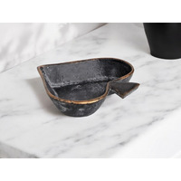6" Black Novelty Cast Iron Handmade Vanity Tray