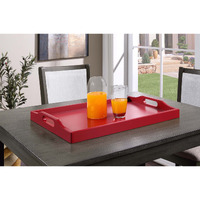 Designs2Go Serving Tray Cranberry Red