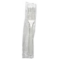 BWK Heavyweight Wrapped Polypropylene Cutlery Fork  White