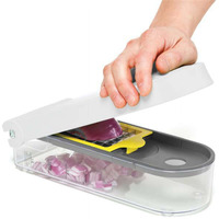 Prepworks Gray & White Plastic Food Chopper - Case of 3