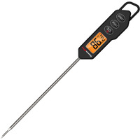 LCD Grill & Meat BBQ Thermometer, Black