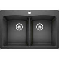 Blanco Diamond Equal Double Bowl SILGRANIT (Di) - Anthracite