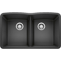 Blanco Diamond Equal Double Bowl SILGRANIT (Um) - Anthracite