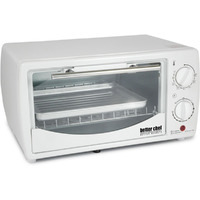 Better Chef 9L Toaster Oven Broiler with Slide-Out Rack and Bake Tray