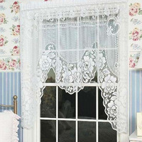 Heritage Lace 2860W-S Victorian Rose Swag - White