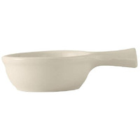 Tuxton china BES-0902 French casserole 9 oz - Eggshell  - 2 Dozen