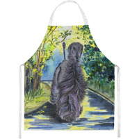 "Caroline's Treasures SS8181APRON Afghan Hound Apron, Large, Multicolor"