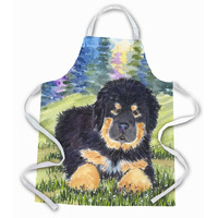 "Caroline's Treasures SS1037APRON Tibetan Mastiff Apron, Large, Multicolor"