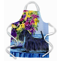 "Caroline's Treasures SS8309APRON Scottish Terrier Apron, Large, Multicolor"