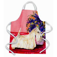 "Caroline's Treasures SS8306APRON Scottish Terrier Apron, Large, Multicolor"