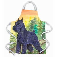 "Caroline's Treasures SS1051APRON Schnauzer Apron, Large, Multicolor"