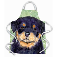 "Caroline's Treasures SS8929APRON Rottweiler Apron, Large, Multicolor"