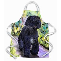 "Caroline's Treasures SS8264APRON Portuguese Water Dog Apron, Large, Multicolor"