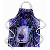 "Caroline's Treasures SS8800APRON Poodle Apron, Large, Multicolor"