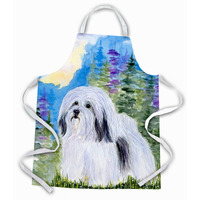 "Caroline's Treasures SS1034APRON Havanese Apron, Large, Multicolor"