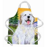 "Caroline's Treasures SS8469APRON Great Pyrenees Apron, Large, Multicolor"