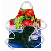 "Caroline's Treasures SS8308APRON French Bulldog Apron, Large, Multicolor"