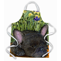 "Caroline's Treasures SS8674APRON French Bulldog Apron, Large, Multicolor"
