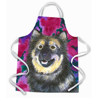 "Caroline's Treasures SS1063APRON Finnish Lapp Hund Apron, Large, Multicolor"