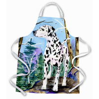 "Caroline's Treasures SS8651APRON Dalmatian Apron, Large, Multicolor"