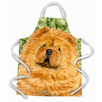 "Caroline's Treasures SS8709APRON Chow Chow Apron, Large, Multicolor"