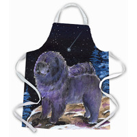 "Caroline's Treasures SS8456APRON Starry Night Chow Chow Apron, Large, Multicolor"