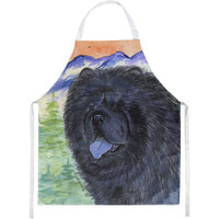 "Caroline's Treasures SS8191APRON Chow Chow Apron, Large, Multicolor"