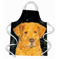 "Caroline's Treasures SS8487APRON Starry Night Chesapeake Bay Retriever Apron, Large, Multicolor"