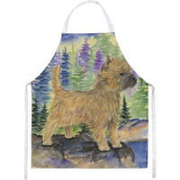 "Caroline's Treasures SS8255APRON Cairn Terrier Apron, Large, Multicolor"