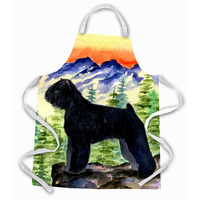 "Caroline's Treasures SS8286APRON Bouvier des Flandres Apron, Large, Multicolor"