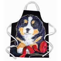 "Caroline's Treasures SS8569APRON Bernese Mountain Dog Apron, Large, Multicolor"