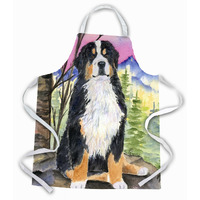 "Caroline's Treasures SS8336APRON Bernese Mountain Dog Apron, Large, Multicolor"