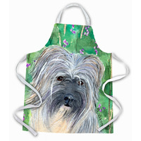 "Caroline's Treasures SS1042APRON Berger des Pyrenes Apron, Large, Multicolor"