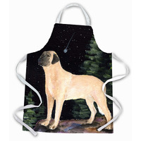 "Caroline's Treasures SS8505APRON Starry Night Anatolian Shepherd Apron, Large, Multicolor"