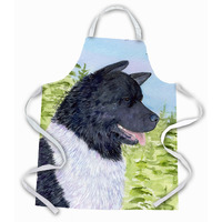 "Caroline's Treasures SS8670APRON Akita Apron, Large, Multicolor"