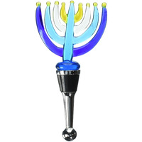 LS Arts HK-019 Bottle Stopper - Hanukkah Menorah