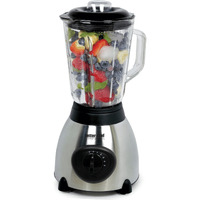 Better Chef 500W 5-Speed Glass Jar Blender with Stainless Steel Base