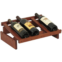 Wooden Mallet WRD4MH 4 Bottle Dakota Wine Display