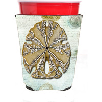 Sand Dollar  Red Solo Cup Beverage Insulator Hugger