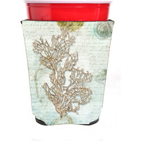 Coral  Red Solo Cup Beverage Insulator Hugger