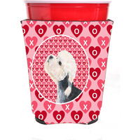 Dandie Dinmont Terrier  Red Solo Cup Beverage Insulator Hugger