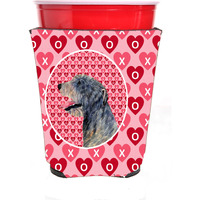 Irish Wolfhound  Red Solo Cup Beverage Insulator Hugger